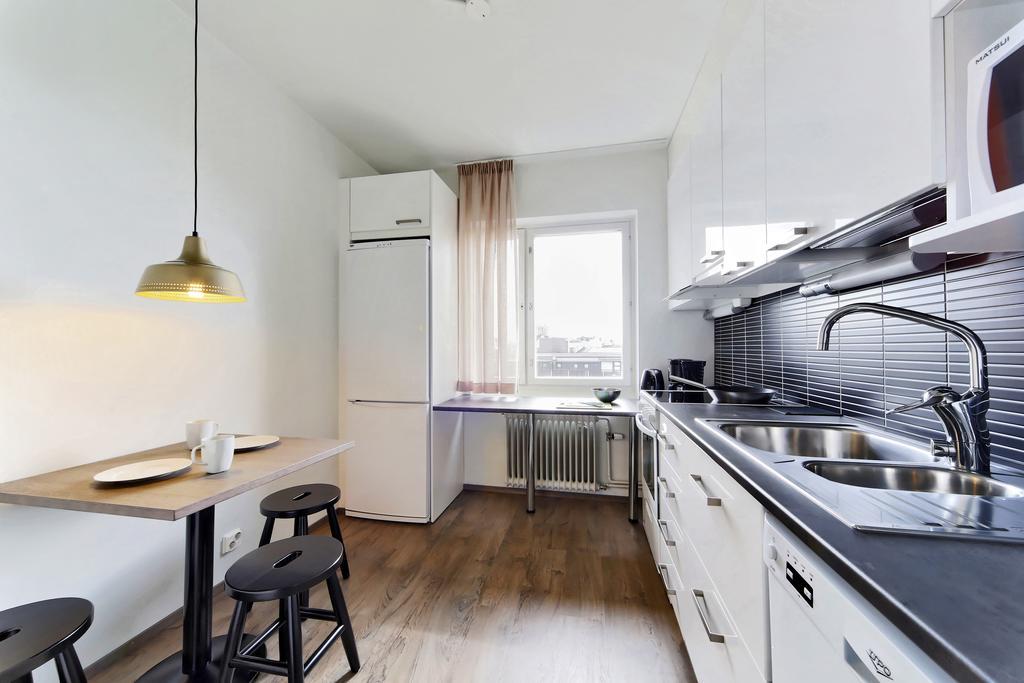 Forenom Serviced Apartments Helsinki Lapinlahdenkatu Rum bild